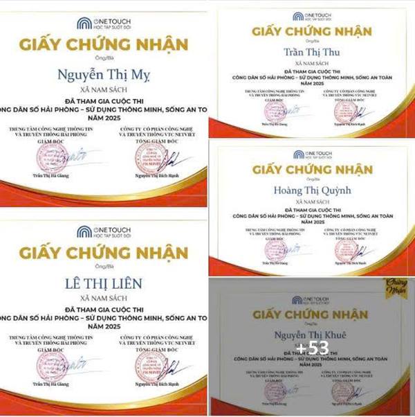 Nam Sách 12 trường học đồng loạt hưởng ứng cuộc thi “Công dân số Hải Phòng – Sử dụng thông minh, sống an toàn” 2025