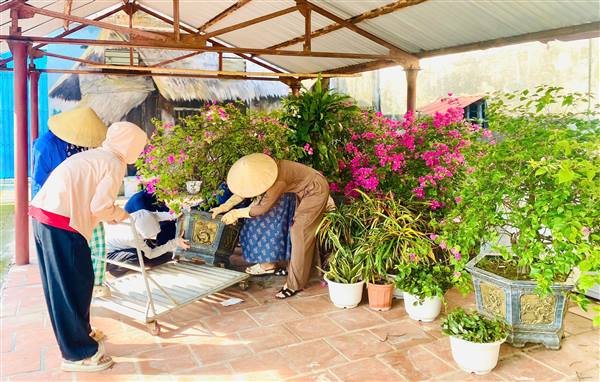 Trường Mầm non Nam Sách chủ động các biện pháp ứng phó với bão Matmo