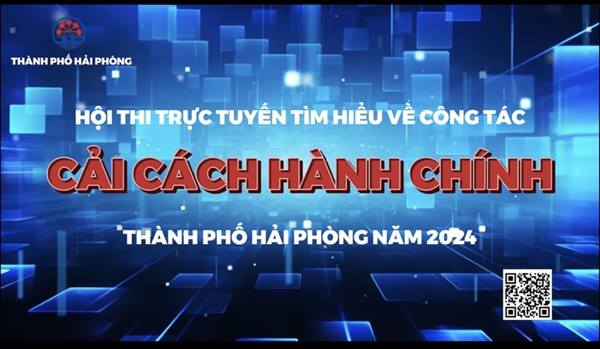 Hội thi trực tuyến tìm hiểu công tác cải cách hành chính thành phố Hải Phòng năm 2025