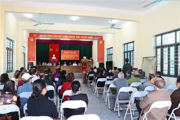 Hội nghị tiếp xúc cử tri trước Kỳ họp thứ Năm HĐND xã Nam Sách