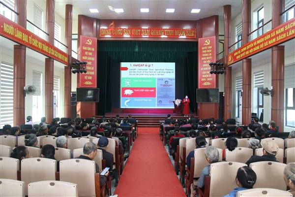 Trên 200 cán bộ, hội viên, nông dân được tập huấn chuyển giao khoa học kỹ thuật chăm sóc cây rau màu vụ Đông năm 2025