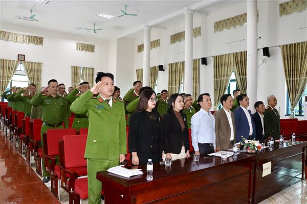 Công an xã Nam Sách phát động Phong trào thi đua “Ba nhất” trong toàn lực lượng