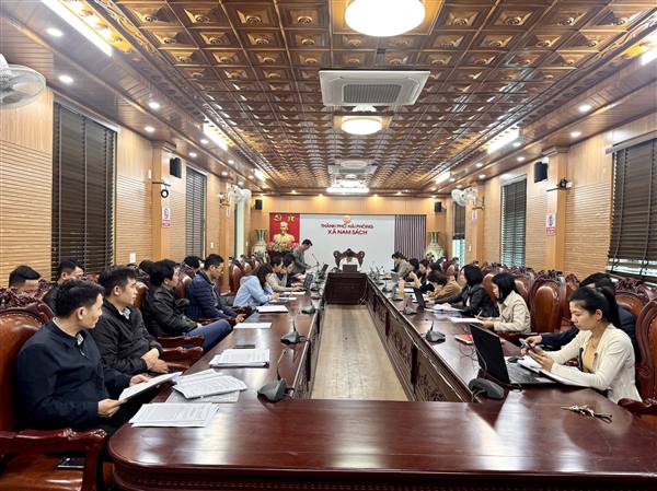 Chi bộ UBND xã Nam Sách tổ chức Hội nghị tháng 12 kiểm điểm tập thể Ban Chi ủy và đảng viên năm 2025