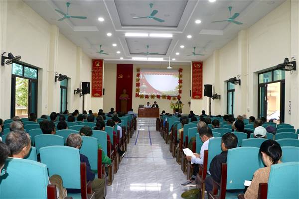 Nam Sách tổ chức họp phổ biến kế hoạch thu hồi đất, tiếp thu ý kiến Nhân dân phục vụ dự án Khu dân cư thôn Đoàn Kết