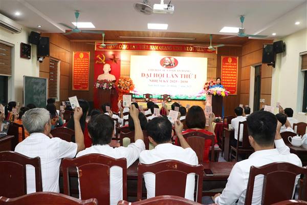 Đại hội Chi bộ Các cơ quan Đảng lần thứ I, nhiệm kỳ 2025 – 2030 thành công tốt đẹp