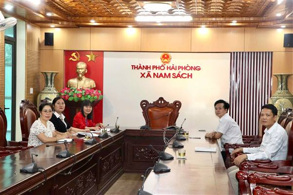 XÃ NAM SÁCH THAM DỰ HỘI NGHỊ TRỰC TUYẾN SƠ KẾT CÔNG TÁC TUYÊN GIÁO VÀ DÂN VẬN 6 THÁNG ĐẦU NĂM 2025