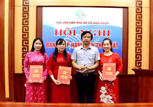 Hội nghị Ban Chấp hành lần thứ nhất Hội Liên hiệp Phụ nữ xã Nam Sách nhiệm kỳ 2021–2026