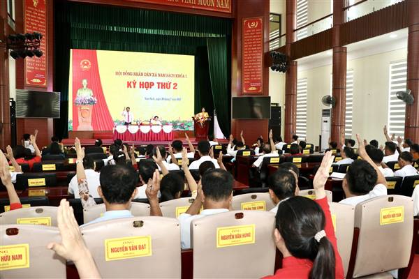 HĐND xã Nam Sách tổ chức kỳ họp thứ hai, khóa I, nhiệm kỳ 2021–2026