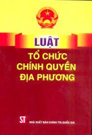 luật tổ chức chính quyền địa phương