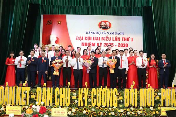 Đảng bộ xã Nam Sách tổ chức thành công Đại hội đại biểu lần thứ I, nhiệm kỳ 2025 – 2030