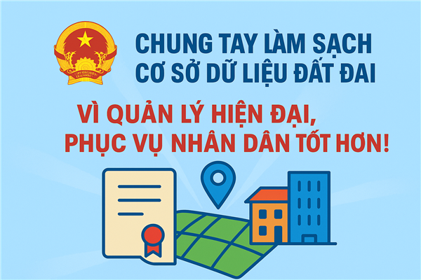 
Hải Phòng triển khai chiến dịch làm giàu, làm sạch cơ sở dữ liệu đất đai