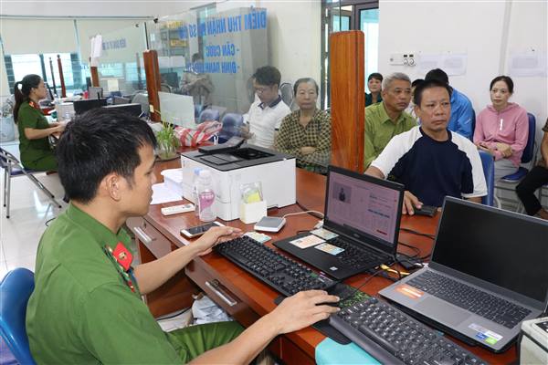 Công an xã Nam Sách tăng cường giữ vững an ninh, trật tự 