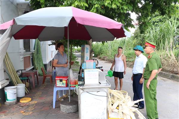 Xã Nam Sách ra quân đảm bảo trật tự an toàn giao thông, trật tự công cộng