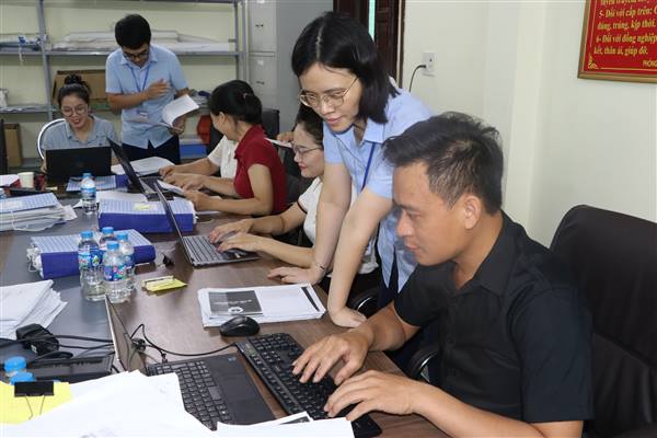 Hơn 87,6% dữ liệu đất đai ở xã Nam Sách được cập nhật sau gần 3 ngày