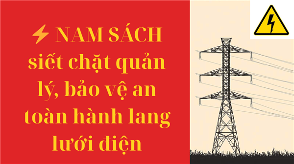 UBND xã Nam Sách tăng cường công tác tuyên truyền, xử lý vi phạm hành lang bảo vệ an toàn công trình điện lực