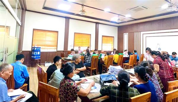 Ngân hàng Chính sách xã hội Nam Sách giao ban với các đoàn thể xã Nam Sách