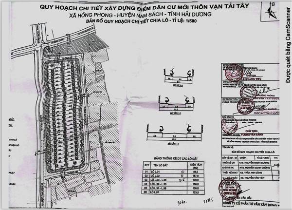 UBND xã Nam Sách thông báo đấu giá quyền sử dụng đất ở tại một số điểm dân cư trên địa bàn