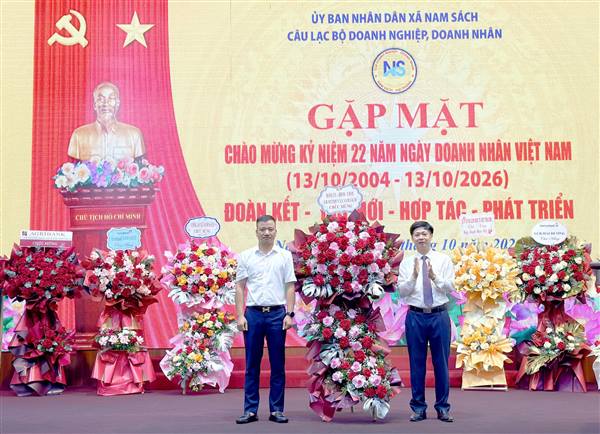 Nam Sách gặp mặt kỷ niệm Ngày Doanh nhân Việt Nam 13/10