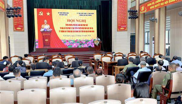 Nam Sách tuyên truyền, phổ biến pháp luật và tư vấn, hỗ trợ pháp lý tại cơ sở