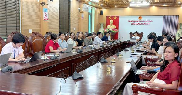Nam Sách tham gia hội nghị quán triệt, tập huấn xây dựng cơ sở dữ liệu vị trí việc làm của hệ thống chính trị