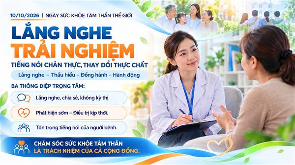 Chủ động chăm sóc để có tinh thần khỏe mạnh