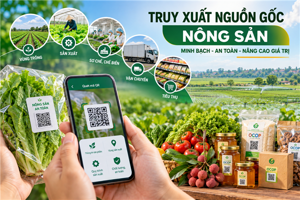 HẢI PHÒNG TRIỂN KHAI HỆ THỐNG TRUY XUẤT NGUỒN GỐC NÔNG SẢN GIAI ĐOẠN 2026-2030, TẦM NHÌN ĐẾN NĂM 2035