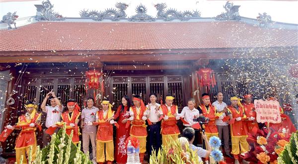 Nam Sách khánh thành ngôi tiền bái đình Nội Hưng