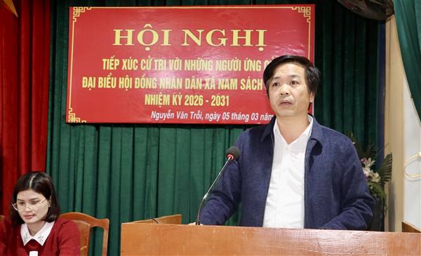 Chương trình hành động của ông Nguyễn Văn Mạnh: Phát huy sức mạnh đoàn kết, xây dựng xã Nam Sách phát triển bền vững