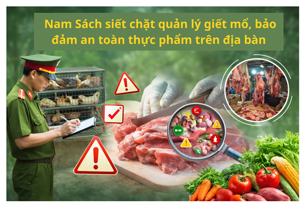 Nam Sách siết chặt quản lý giết mổ, bảo đảm an toàn thực phẩm trên địa bàn