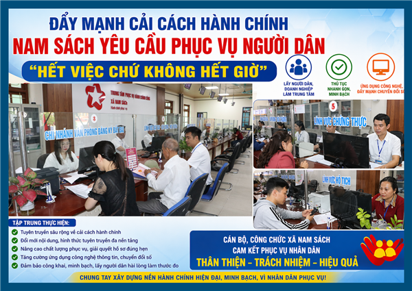 Nam Sách quyết liệt cải cách hành chính, đẩy mạnh tuyên truyền đa nền tảng năm 2026