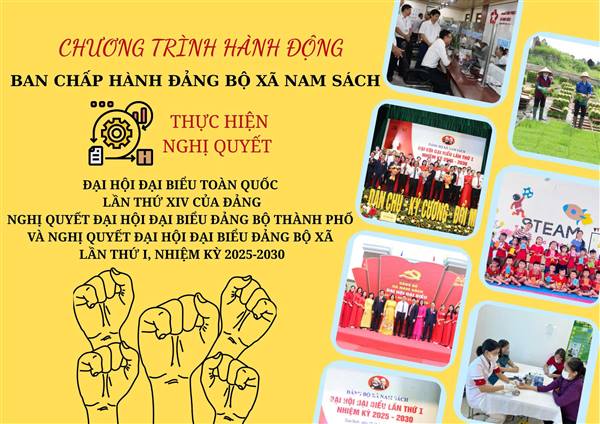 Ban Thường vụ Đảng uỷ xã Nam Sách triển khai Chương trình hành động thực hiện Nghị quyết Đại hội Đảng các cấp