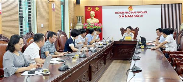 Hội nghị Thường trực Đảng ủy xã Nam Sách bàn nhiều nhiệm vụ trọng tâm quý II/2026