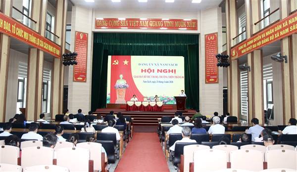 Hội nghị giao ban bí thư chi bộ, trưởng thôn tháng 04/2026