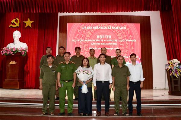 Nam Sách tổ chức Hội thi lực lượng tham gia bảo vệ ANTT ở cơ sở giỏi năm 2026