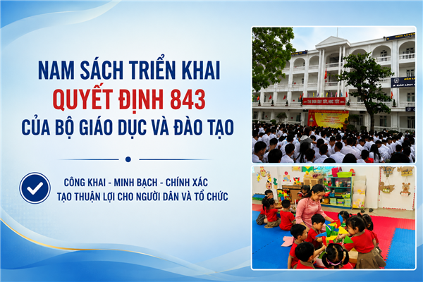 Nam Sách triển khai thực hiện Quyết định 843 của Bộ Giáo dục và Đào tạo