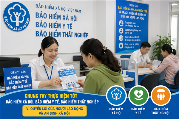 Xã Nam Sách tăng cường khắc phục tình trạng chậm đóng, trốn đóng BHXH, BHYT, BHTN