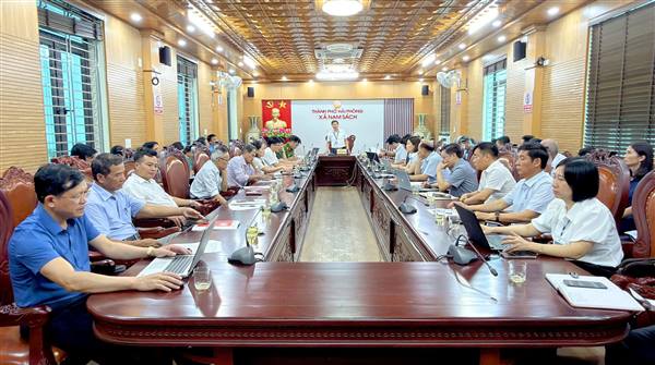Nam Sách triển khai nhiều nhiệm vụ trọng tâm tại hội nghị giao ban UBND tháng 5/2026