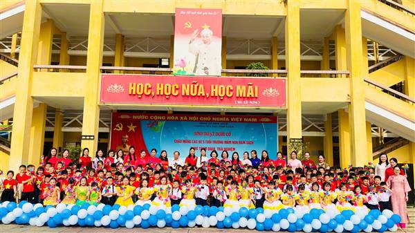 Trường Mầm non Nam Sách và Trường Tiểu học Nam Sách phối hợp tổ chức hoạt động trải nghiệm cho học sinh 5 tuổi