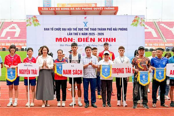 Điền kinh xã Nam Sách ghi dấu ấn với 01 Huy chương Bạc, 04 Huy chương Đồng tại Đại hội Thể dục thể thao thành phố
