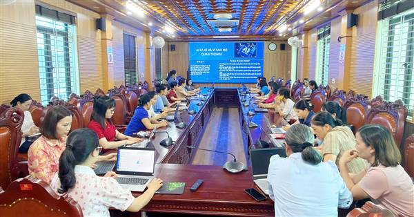 Tập huấn ứng dụng trí tuệ nhân tạo AI vào công tác Hội phụ nữ, thúc đẩy chuyển đổi số trong hoạt động cơ sở