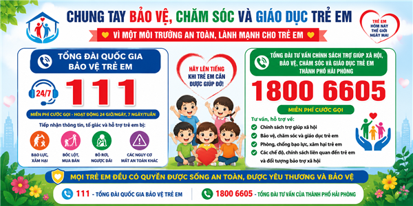 CHUNG TAY BẢO VỆ, CHĂM SÓC VÀ GIÁO DỤC TRẺ EM