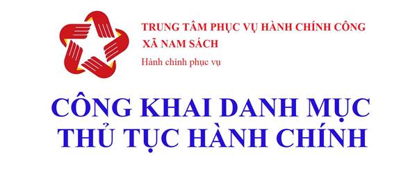 công khai thủ tục hành chính thuộc Sở Nội vụ