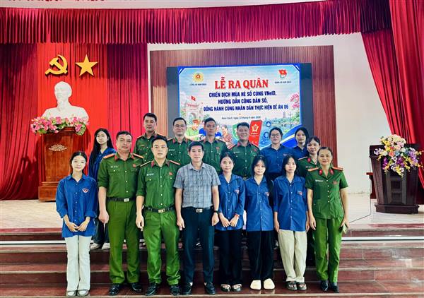 Tuổi trẻ Nam Sách ra quân “Chiến dịch mùa hè số cùng VNeID”, đồng hành cùng Nhân dân thực hiện Đề án 06