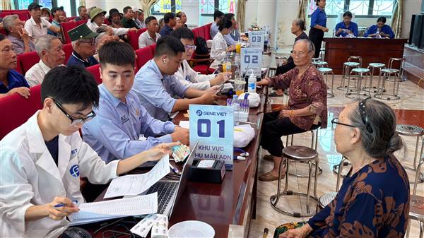Triển khai thu nhận mẫu ADN cho thân nhân liệt sĩ chưa xác định danh tính