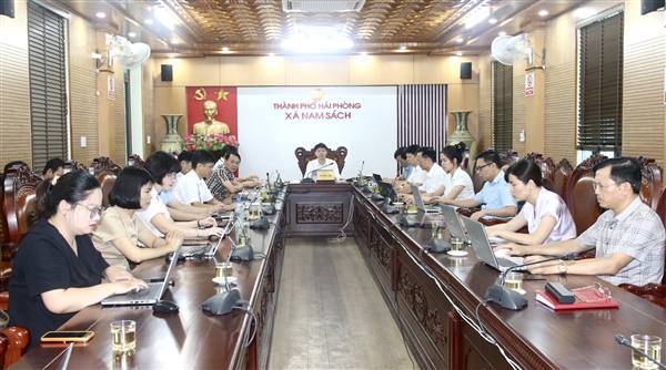 Xã Nam Sách tham dự hội nghị Thành uỷ Hải Phòng lần thứ 4, nhiệm kỳ 2025-2030