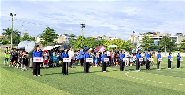 Khai mạc Giải bóng đá nhi đồng U10 xã Nam Sách năm 2026
