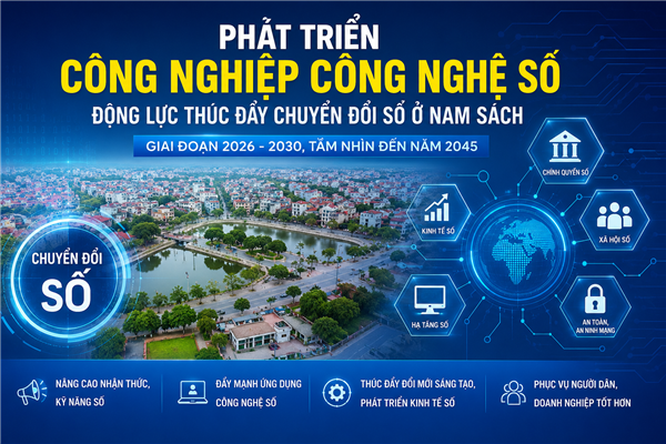 Phát triển công nghiệp công nghệ số - động lực cho chuyển đổi số ở Nam Sách