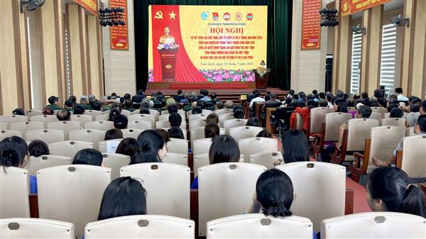 Sơ kết công tác Mặt trận, đoàn thể 6 tháng đầu năm và kiện toàn tổ chức ở cơ sở