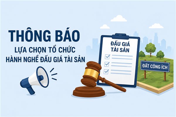 Phòng Kinh tế xã Nam Sách vừa ban hành Thông báo số 188/TB-PKT lựa chọn tổ chức hành nghề đấu giá tài sản