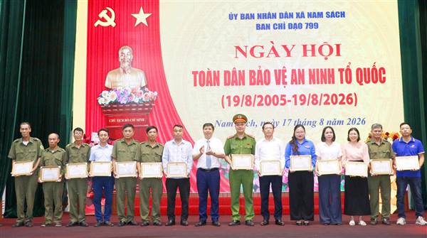 Nam Sách lan tỏa phong trào toàn dân bảo vệ an ninh Tổ quốc từ cơ sở